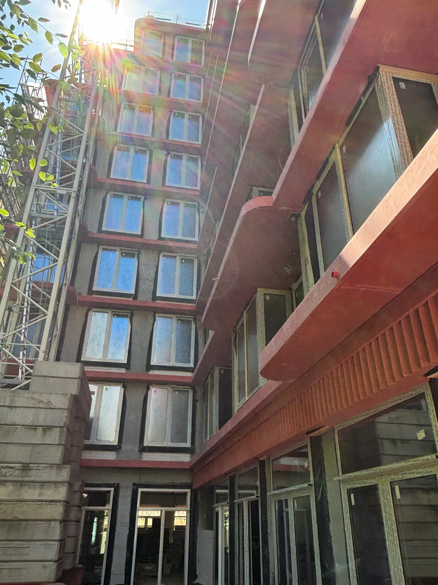 Postęp pracy inwestycji Żelazna 54, Warszawa