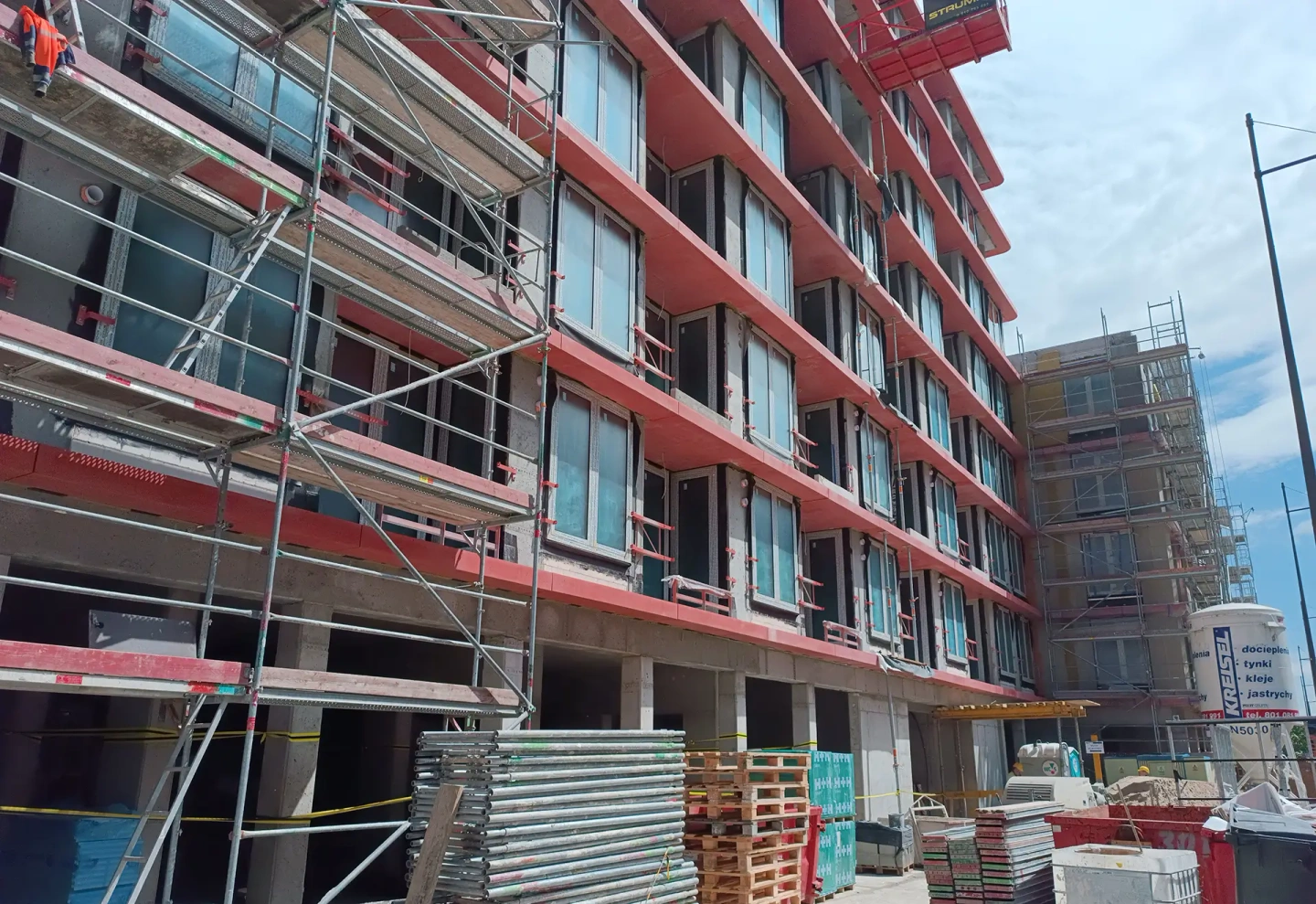 Postęp pracy inwestycji Żelazna 54, Warszawa