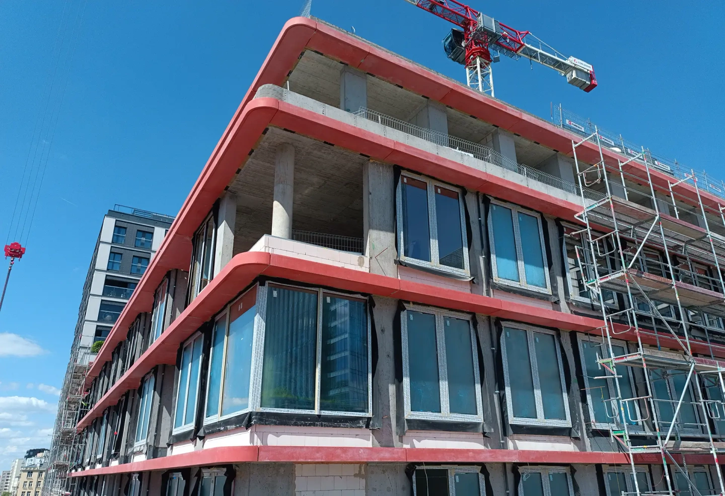 Postęp pracy inwestycji Żelazna 54, Warszawa