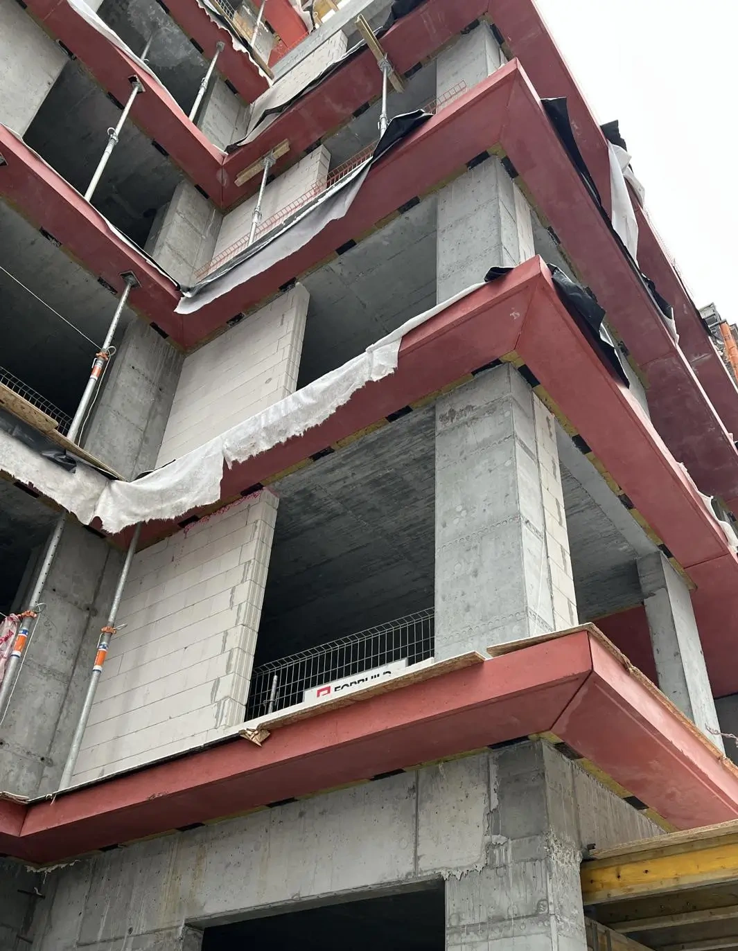 Postęp prac inwestycji Żelazna 54, Warszawa