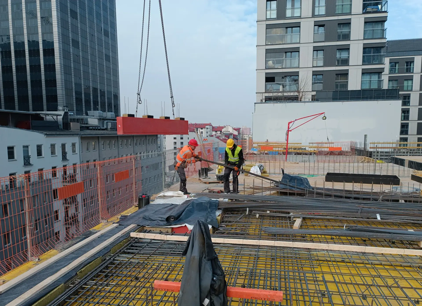 Postęp prac inwestycji Żelazna 54, Warszawa